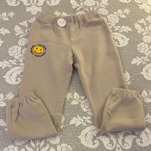 Bailey Rose 1-800 Smile Joggers ~ Size Medium ~ Cream